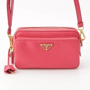 Prada Saffiano Leather Luxe Camera Shoulder Bag Pink